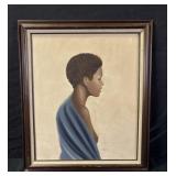Framed Artwork African American Woman