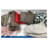 Upholstery, Plaid And Printed Fabric Materials