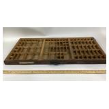 Hamilton Wood Type Case Drawer