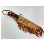 Colt Blackpowder Knife With Leather Sheath