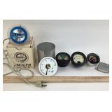 Engler Hour Meter, RV Volts, Weston Milliamperes
