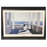 'Striped Hammock' Framed print Zhen-Huan Lu