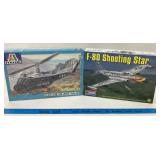 Italeri AB-205/UH-1D, Monogram F-80 Shooting Star
