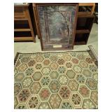 Zeina Area Rug 43 in. X 67 in. & Framed Print