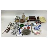 Jewelry, Political Buttons, Decorative Accessories