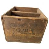Chambers & McKee Wooden Glass Crate