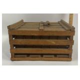 Wooden Egg Crate With Dividers