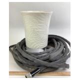 Zero-G Fabric Garden Hose & Echo Leaf Planter