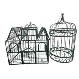 Decorative Green Wire Bird Cages