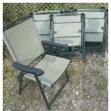 6 folding lawn chairs