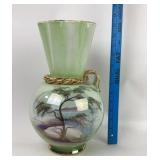 Ernesto Conti Hand-Painted Italian Vase