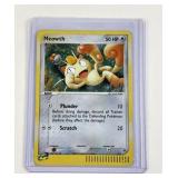 Pokemon Vintage Holographic E Reader Meowth Card