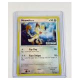Pokemon Vintage Holographic Stamped Meowth Card