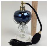 Hand Blown French Art Glass Perfume Atomizer