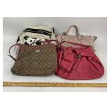 Coach (Not Authenticated), Faux Leather, Canvas Ha