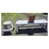 Cosco Plastic Step Stool, Bench 15 in. X 58 in. X