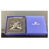 Swarovski Crystal Flower Ornament With Box