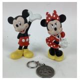 Disney Mickey & Minnie Figurines & 1980's