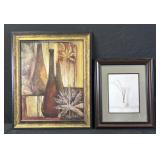 2 framed art prints