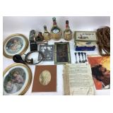 Decorative Artwork, Bottles, Metalware, brass horn