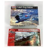 Monogram F-86D Dog Sabre, Airfix B-25H Mitchell