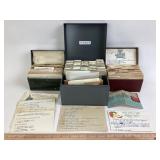 Metal Recipe Boxes & Handwritten Recipes