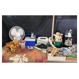 Oreck Vacuum, Coleman Cooler, Christmas Village Ch