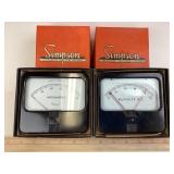 Simpson Microamperes, Kilovolts DC Meters