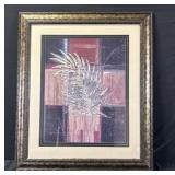 Large Framed artwork Fern Richard Henson