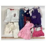 Baby Girl Apparel: Disney Denim Dress, Overalls, C