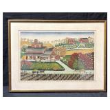 K Jacobsen framed Print 'Mr. Coleï¿½s Granary'