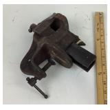 Cast Iron Bench Vise With Clamp Base