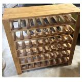 Wood Wine Rack 48 Bottles