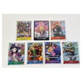 7 One Piece Holographic Cards