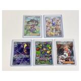 5 Pokemon Full Art Cards