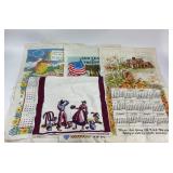 1970s-1980s Linen Calendar Towels