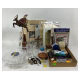 Craft Supplies, Fiskars Scissors, Glassware, Santa