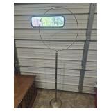 Brass Bird Cage Stand 22 in. Round & 67 in. Tall