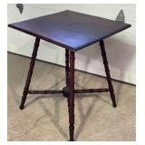 Wood side table