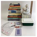 Precious Moments Porcelain, Tupperware, Books: Fol