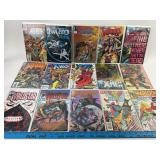 Comics: X-Men, Wild Cats, War Machine, Warp