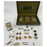 Swank, Anson, Avon Cufflinks, Tie Bars, Cubs Pin