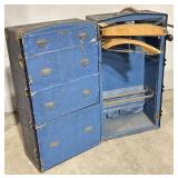 Blue Innovation Steamer Trunk