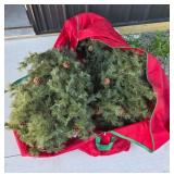 Artificial Pine Christmas Tree With Pinecones