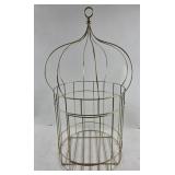 Metal Wire Birdcage With Loop Top