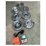 Pontiac Hubcaps, Tail Light, Building Wire