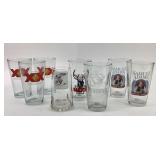 Beer Pint Glasses Dos Equis, Samuel Adams, Browns