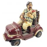 Golf Decor - lost golfer statue