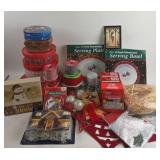 Holiday Decor, Stoneware, Lights, Gift Packaging