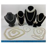 Costume Jewelry: Made in Japan pearl like